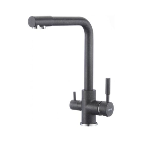Смеситель для кухни с подключением к фильтру Savol S-L1801H, черный