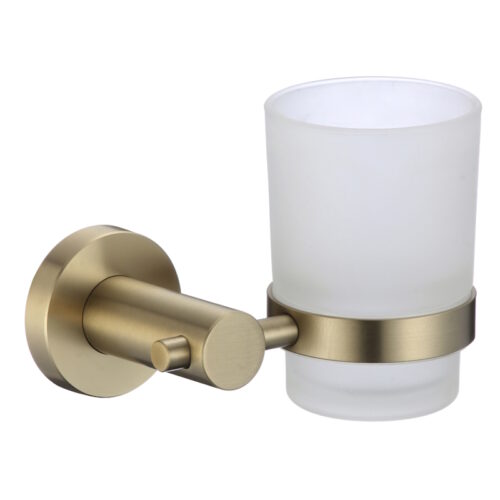 Стакан для ванной комнаты Savol S-005658C, матовое золото