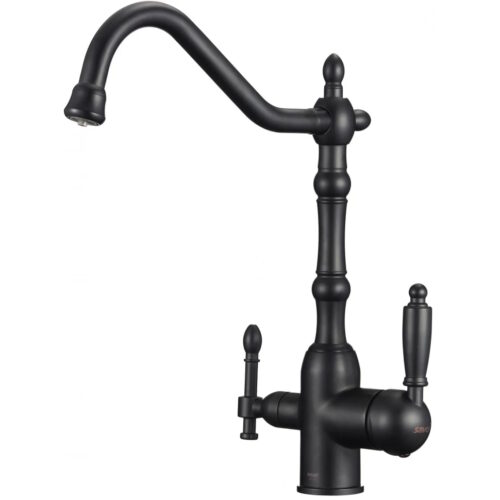 Смеситель для кухни с подключением к фильтру Savol S-L1803H, черный