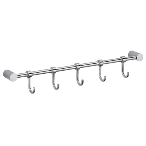 Планка с крючками Savol S-006205, хром
