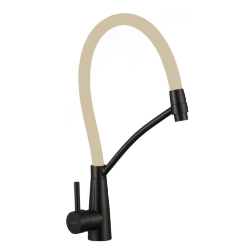 Смеситель для кухни с гибким изливом Fmark FS8255H-12, черный