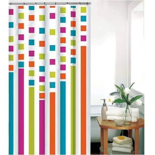 Штора для ванной комнаты Savol S-TH8P01, квадраты