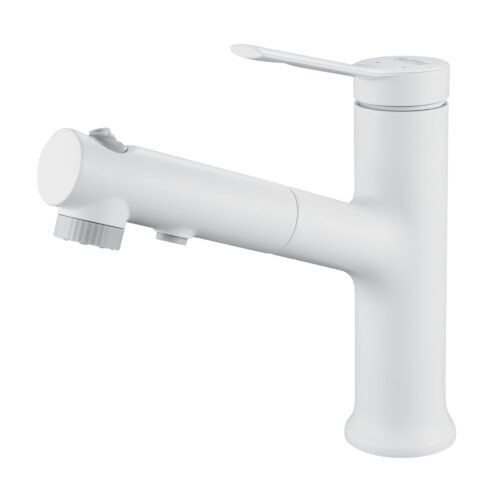 Смеситель для раковины многофункциональный Raffine F281C, белый