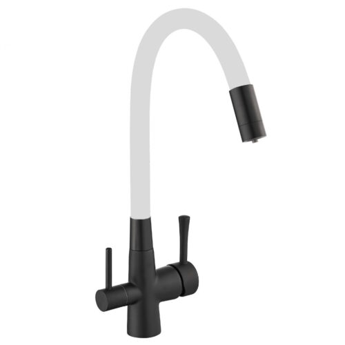 Смеситель для кухни с подключением к фильтру Savol S-L1806H-02, черный