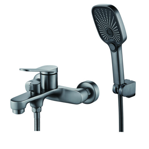 Смеситель для ванны Shevanik S6202T, оружейная сталь