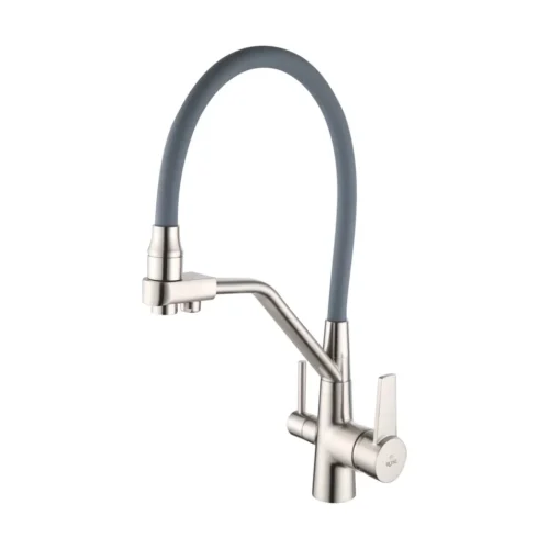 Смеситель для кухни Rose R558L, сатин