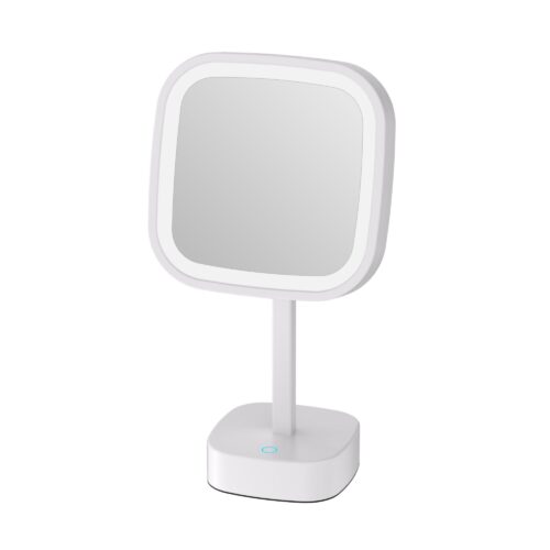 Зеркало косметическое с подсветкой JAVA S-M331W, белый