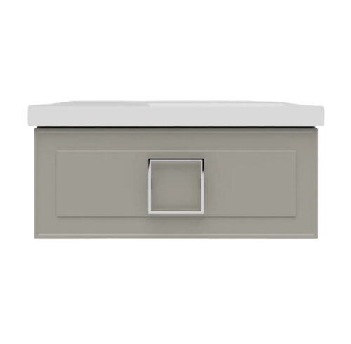 Тумба под раковину подвесная La Fenice Cubo FNC-01-CUB-С-90, бежевая