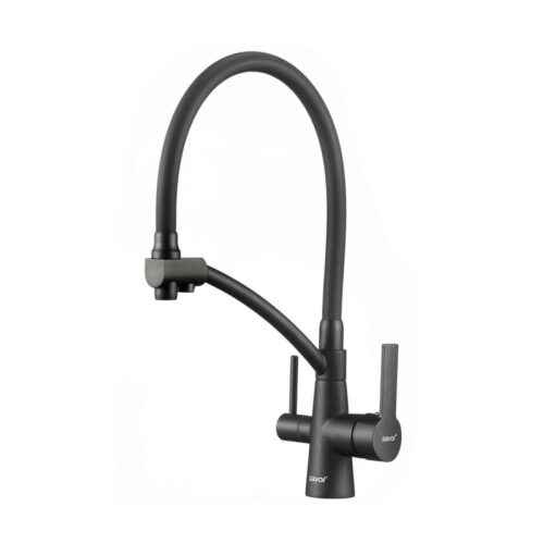 Смеситель для кухни с подключением к фильтру Savol S-L1805H-01, черный