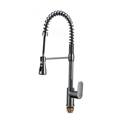 Смеситель для кухни с гибким изливом и режимом душ Savol S-002802L, сатин