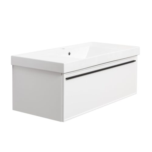 Тумба под раковину подвесная La Fenice Elba FNC-01-ELB-B-100, белая