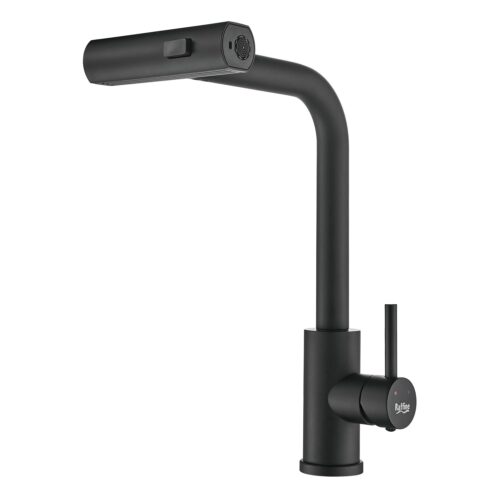 Смеситель для кухни с мультифункциональным изливом Raffine F203H, черный