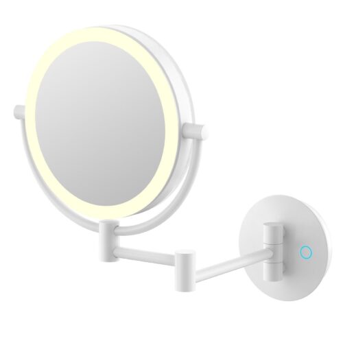 Зеркало косметическое JAVA S-M222W, белый