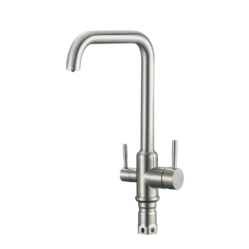 Смеситель для кухни с подключением фильтра Shevanik S268B, сатин