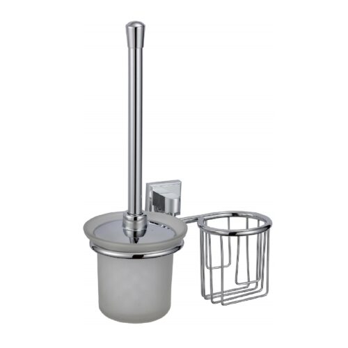 Ершик с держателем освежителя Savol S-L09594, хром