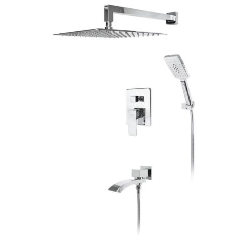 Душевая система встраиваемая Hansberge H6077C, хром