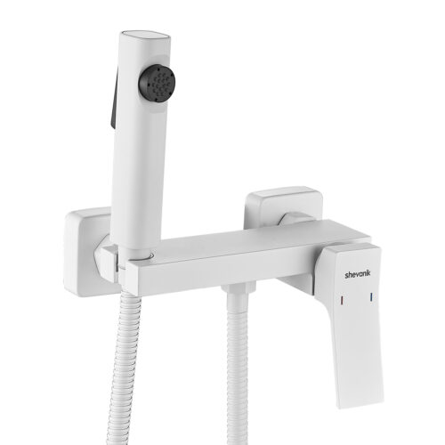Гигиенический душ со смесителем Shevanik S4005C-1, белый