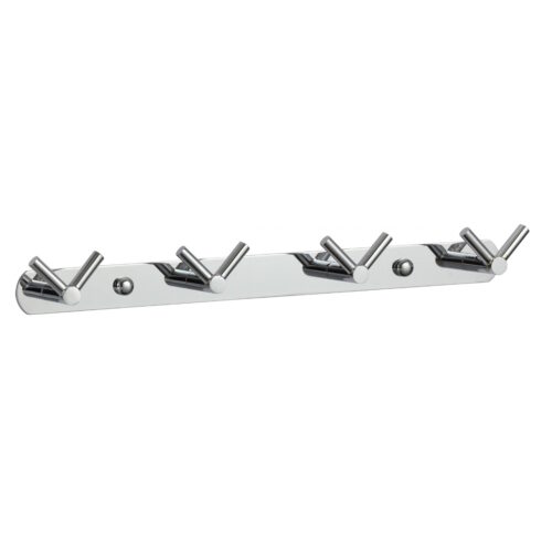 Планка с крючками Savol S-007224, хром