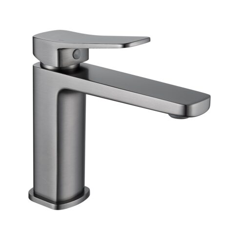 Смеситель для раковины Raffine F0199T, оружейная сталь