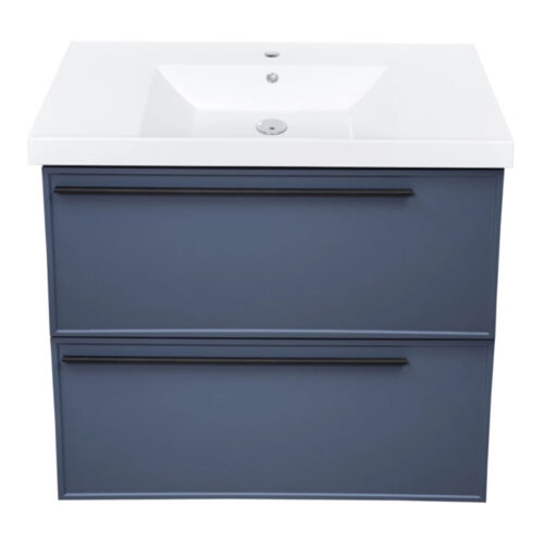 Тумба под раковину подвесная La Fenice Elba TWIN FNC-01-ELB-BG-100-2, синяя