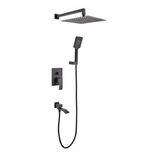 Душевая система встраиваемая Grocenberg GB5007BL, черный