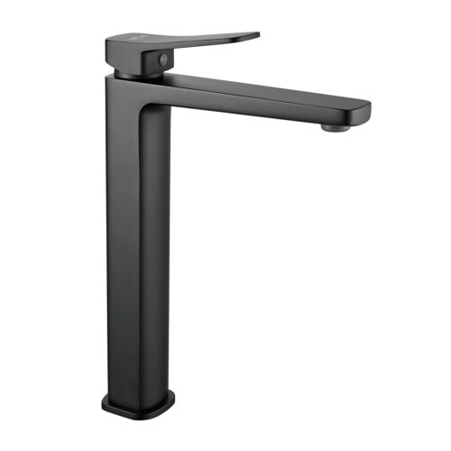 Смеситель для раковины высокий Raffine F1199H, черный