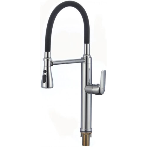 Смеситель для кухни с гибким изливом и режимом душ Savol S-002803, хром