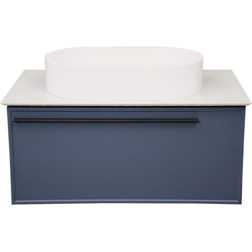 Тумба под раковину подвесная La Fenice Elba FNC-01-ELB-BG-80, синяя