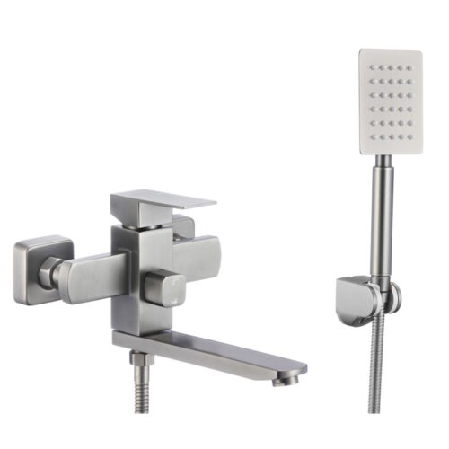 Смеситель для ванны Fmark FS8104, сатин