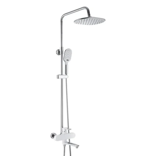 Душевая система Rose R2136F, белый/хром