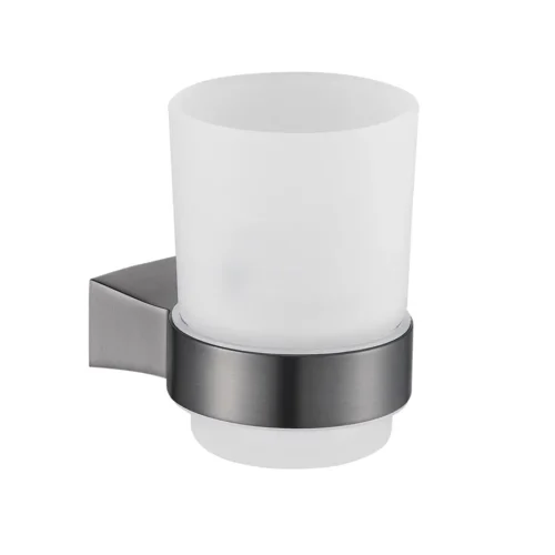 Стакан для ванной комнаты Shevanik SG5712T, оружейная сталь