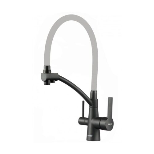 Смеситель для кухни с подключением к фильтру Savol S-L1805H-04, черный