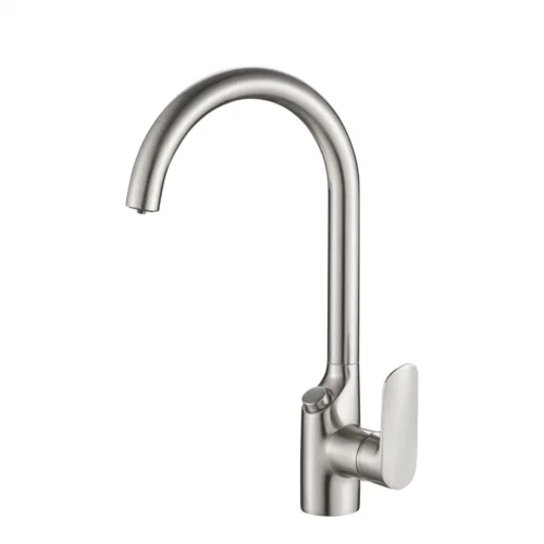 Смеситель для кухни с подключением фильтра Shevanik S368L, сатин