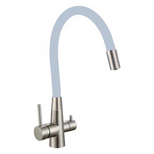 Смеситель для кухни с подключением к фильтру Fmark FS1062-L04, сатин