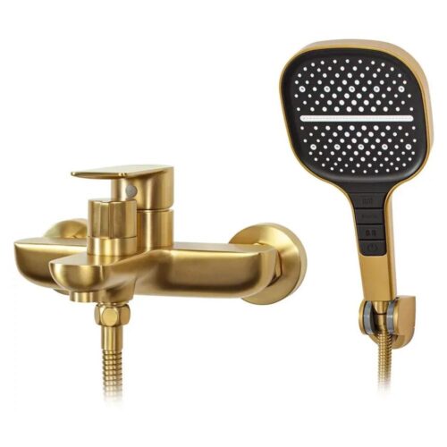 Смеситель для ванны Hansberge H4099MG, матовое золото