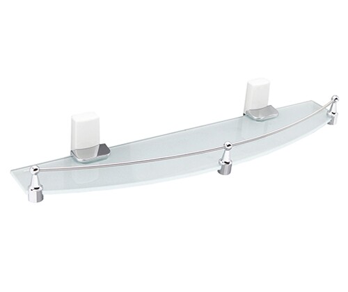 Лайне (Leine) K-5044W (ранее К-5024WHITE) Полка стеклянная с бортиком