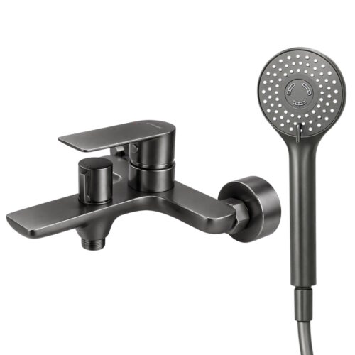 Смеситель для ванны Maretti Ритта-ГМ RIGM22RF505, оружейная сталь