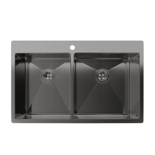 Кухонная мойка Rivelato Rinox 8050 B2 PVD, черный