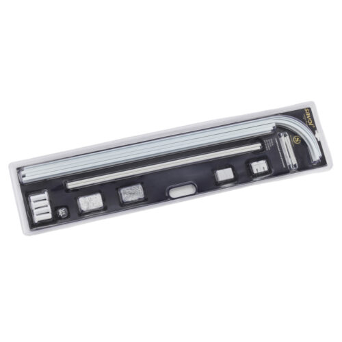 Универсальный карниз для ванной комнаты Savol SK-8050W, белый