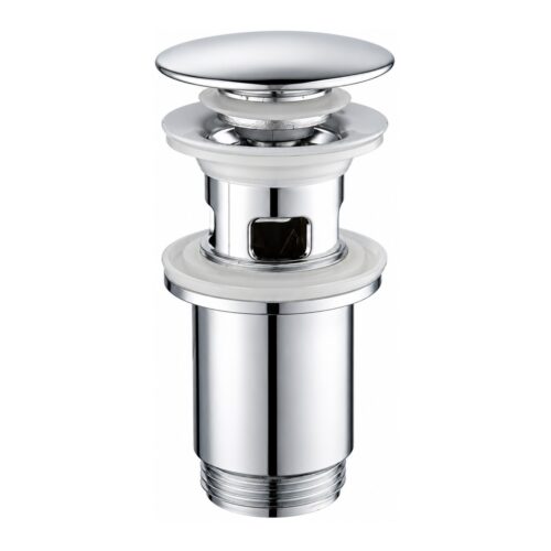 Донный клапан для раковины с переливом Maretti AC19P65015, хром
