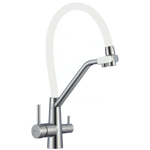 Смеситель для кухни с подключением фильтра воды Fmark FS0662-A02, хром
