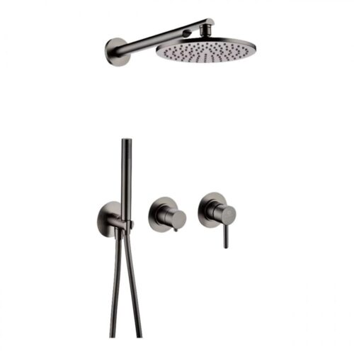 Душевая система встраиваемая FILARETE FL1030BG, графит