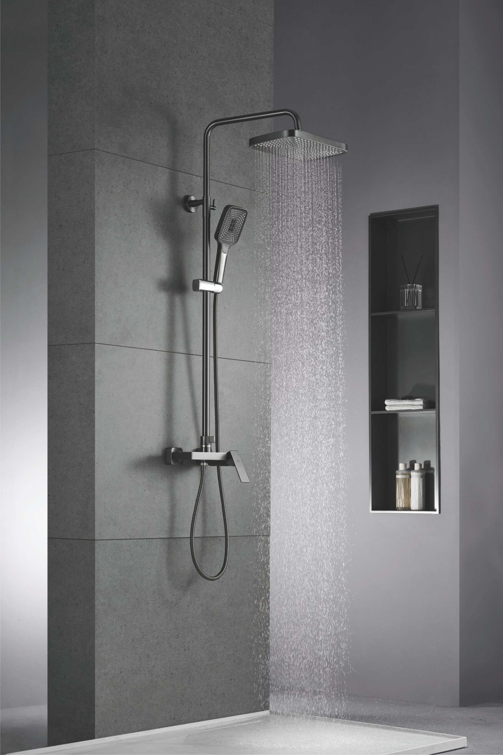Душевая система Rose R1836T-6, пепельный — изображение 4