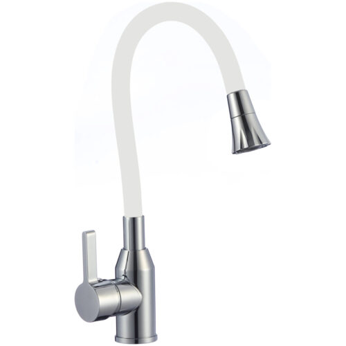 Смеситель для кухни с гибким изливом и режимом душ Fmark FS8277A-02, хром