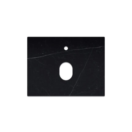 Столешница La Fenice Granite Black Olive Light Lappato Terra 60 см, черная