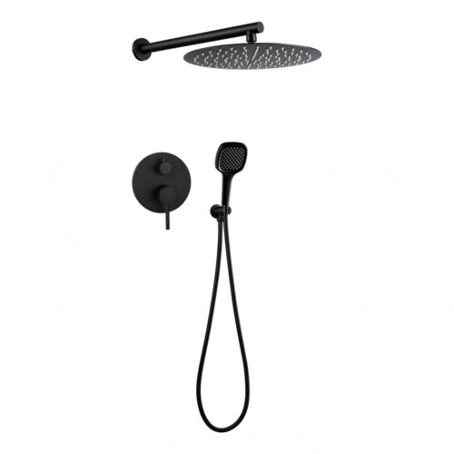 Душевая система встраиваемая FILARETE Roun FL1028BL, черный