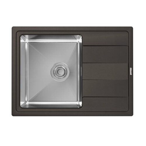 Кухонная мойка Florentina КОМБИ 21.390.B0650.302, антрацит