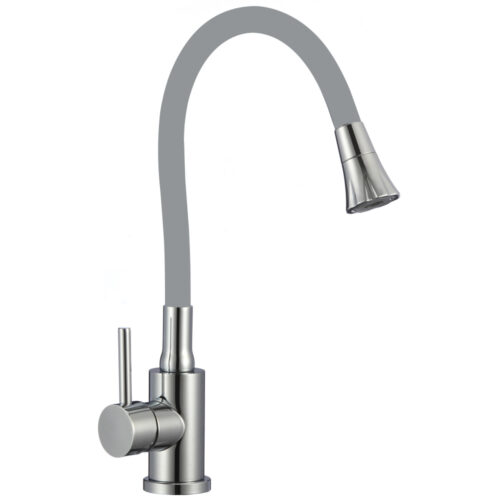 Смеситель для кухни с гибким изливом и режимом душ Fmark FS8299A-04, хром