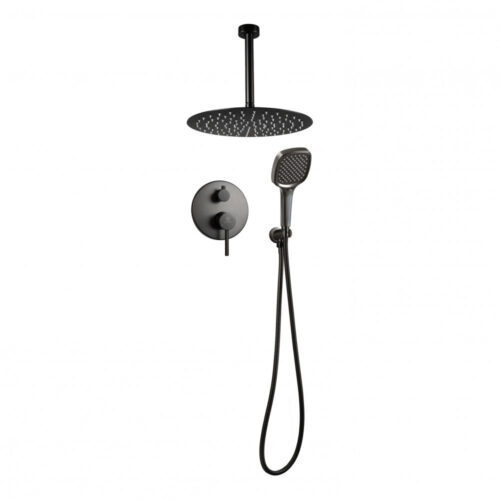 Душевая система встраиваемая FILARETE Roun FL1029BG, графит