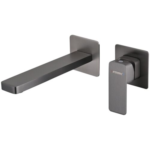 Смеситель для раковины встраиваемый Fmark FS8731Q, графит